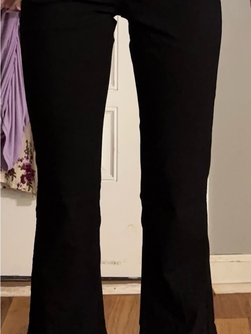 Black Women’s Flared Pants - Business Slacks